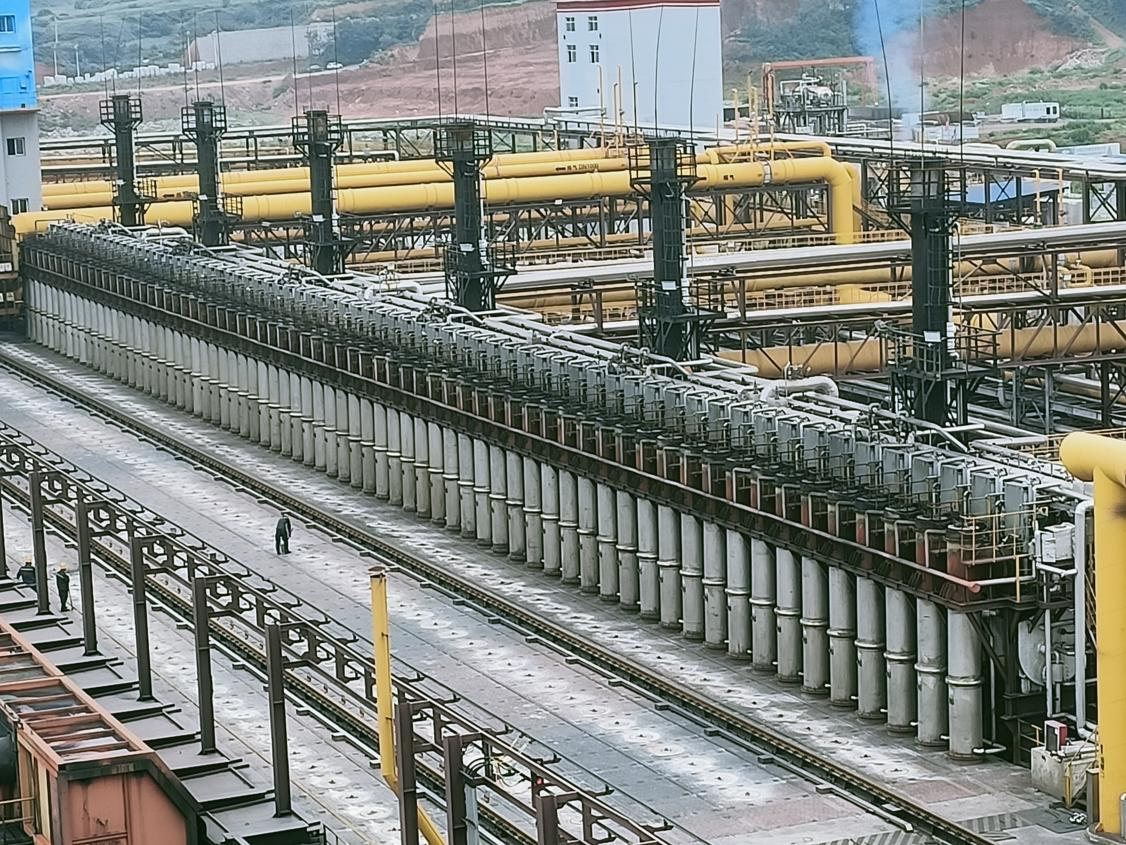 Longmen waste gas rising pipe to take steam and waste heat utilization